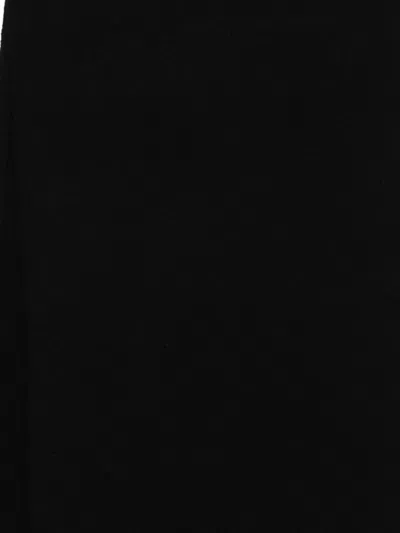 Jil Sander Wool Scarf In Black