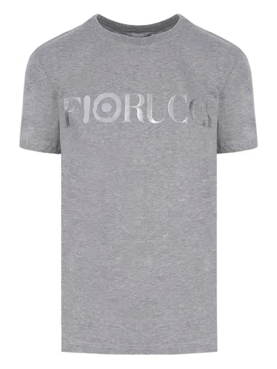 Fiorucci X 10 Corso Como Logo-print Crew-neck T-shirt In Gray