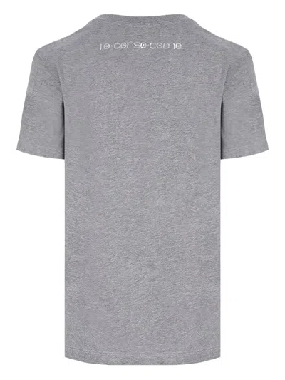 Fiorucci X 10 Corso Como Logo-print Crew-neck T-shirt In Gray