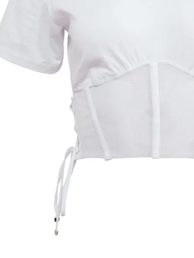 Fleur Du Mal Sabrina T-shirt In White