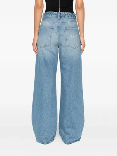 Jacquemus Denim Trousers With Belt Loops
