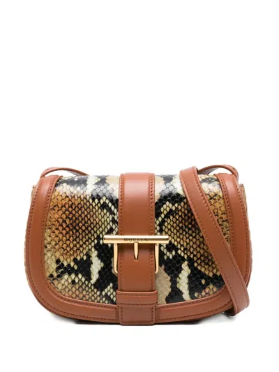 Alexander Mcqueen Mini T-bar Leather Cross Body Bag