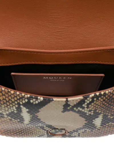 Alexander Mcqueen Mini T-bar Leather Cross Body Bag