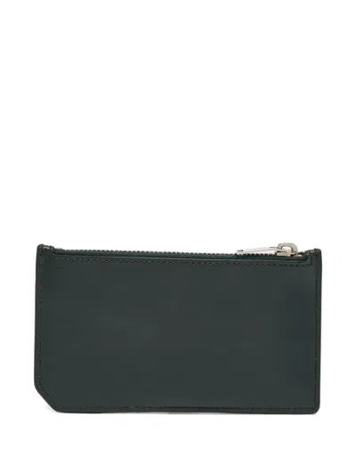 Pre-owned Saint Laurent 2024 Leather Zip Cardholder