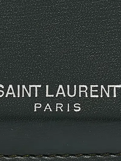 Pre-owned Saint Laurent 2024 Leather Zip Cardholder