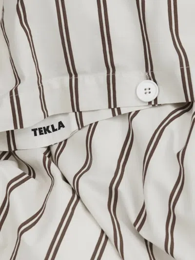 Tekla Percale Duvet Cover (200cm X 140) In Neutral