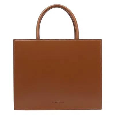 Elisabetta Franchi Borsa Tote Piccola Con Logo Marrone