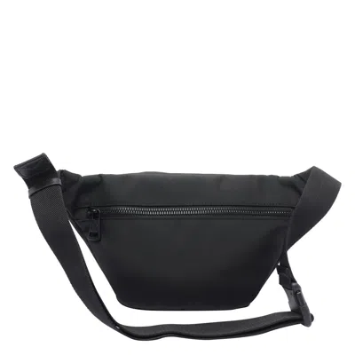 Moncler Belt Bag With 2 Pockets And Zip In Black