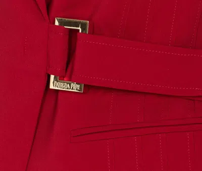 Patrizia Pepe Blazer In Red