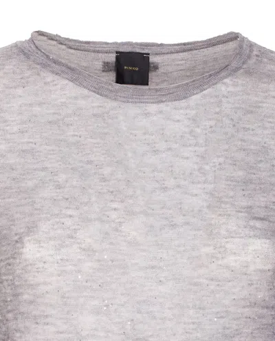 Pinko Pico Sweater In Gray