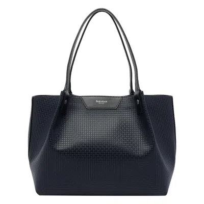 Serapian Small Secret Shoulder Bag In Black