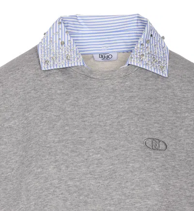Liu •jo Sweatshirt Liu-jo In Gray
