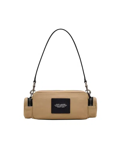 Marc Jacobs Borsa A Tracolla The Cargo Canvas Camel In Nude