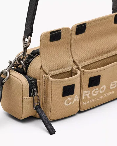 Marc Jacobs Borsa A Tracolla The Cargo Canvas Camel In Nude