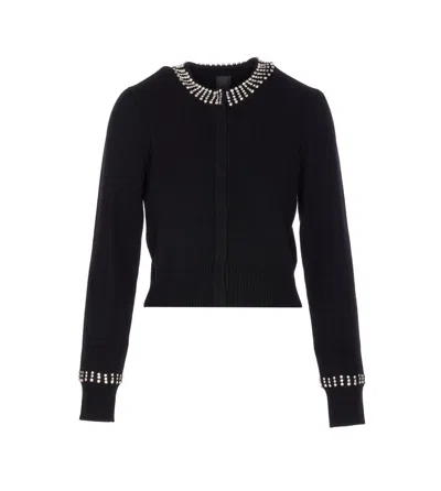 Pinko Spezzino Cardigan Blend Ws In Black