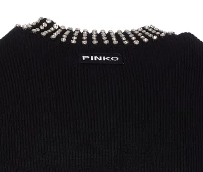 Pinko Spezzino Cardigan Blend Ws In Black