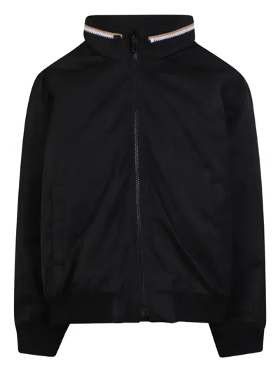 Bosswear Zip-up Bomber Jacket In Black