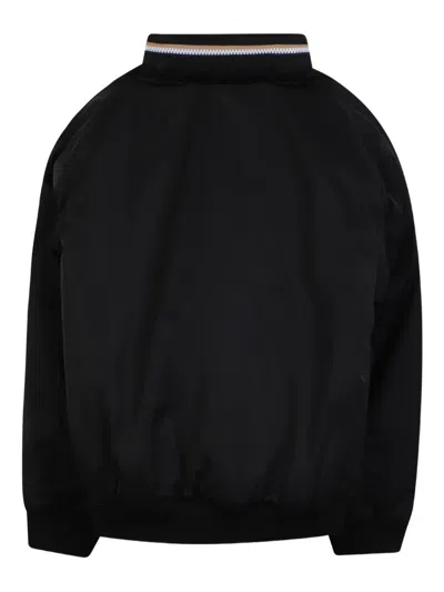 Bosswear Zip-up Bomber Jacket In Black