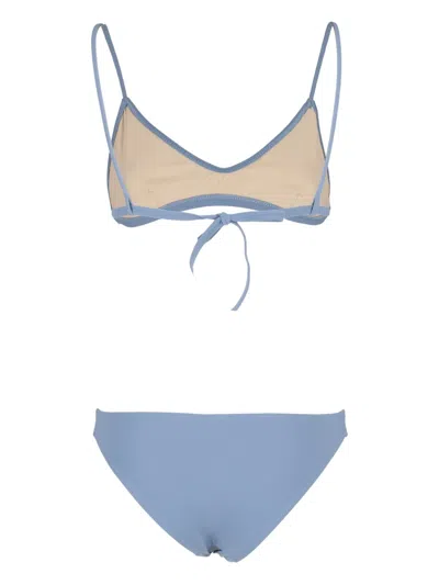 Lido Triangle Bikini Set In Blue