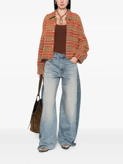 R13 Darcy Wide-leg Jeans In Blue