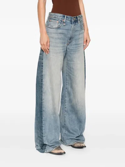 R13 Darcy Wide-leg Jeans In Blue