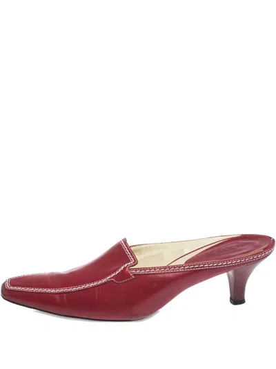 Pre-owned Tod's Vintage  55mm Leather Mules