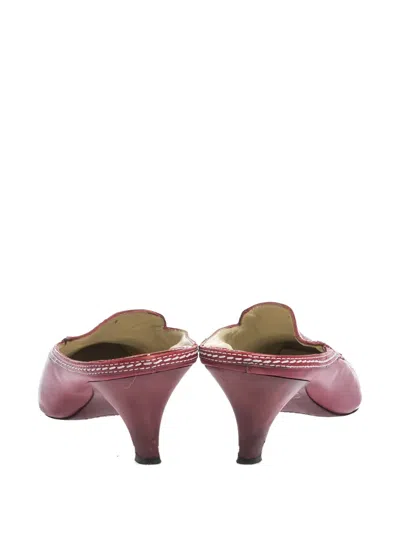 Pre-owned Tod's Vintage  55mm Leather Mules
