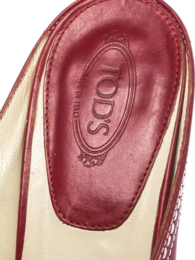 Pre-owned Tod's Vintage  55mm Leather Mules