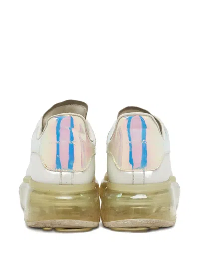 Pre-owned Alexander Mcqueen 2024 Oversized Iridescent Heel-tab Sneakers