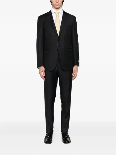 Canali Single-breasted Blazer In Black