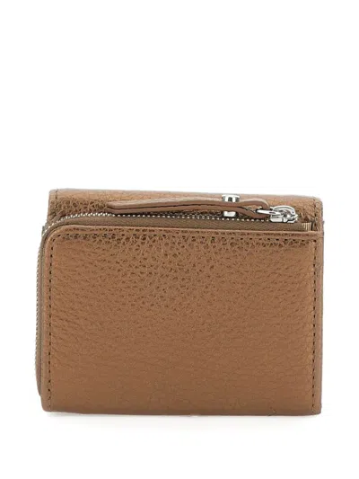 Gianni Chiarini Logo-print Leather Wallet In Brown
