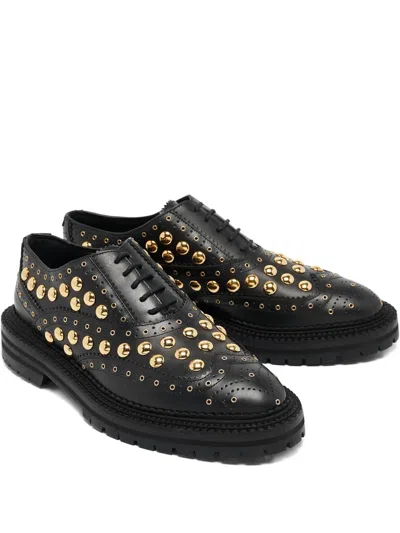 Pre-owned Burberry Deardown Oxford Shoes In Black