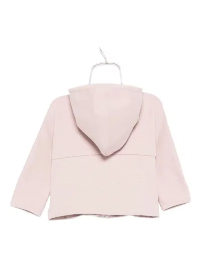Emporio Armani Eagle-motif Hoodie In Pink