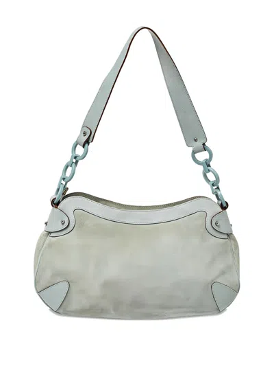 Pre-owned Ferragamo 2023 Suede Shoulder Bag In Neutral