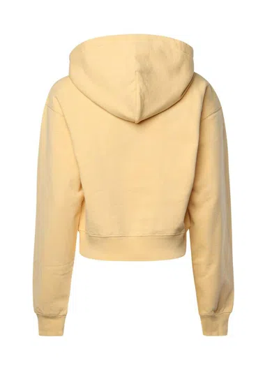 Jacquemus Yellow Sporty Hoodie With A Hood