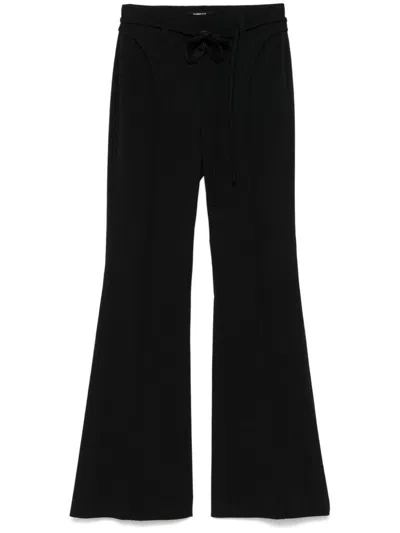 Rotate Birger Christensen Flared Long Pants With Flower