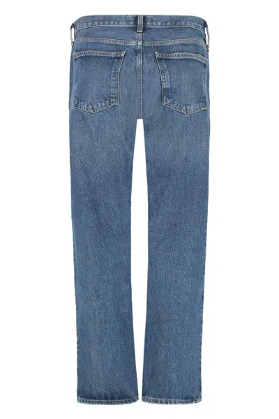 Agolde High-rise Straight Cropped Jeans
