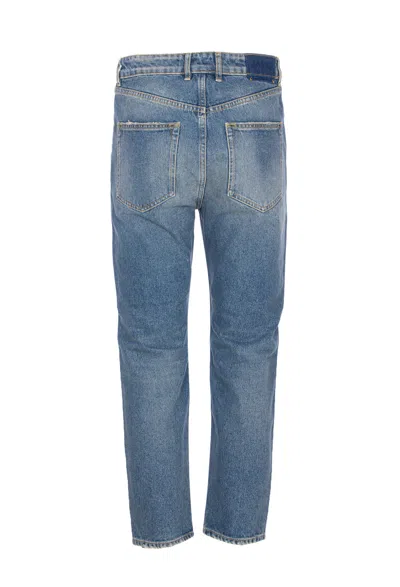 Golden Goose Happy Jeans In Blue