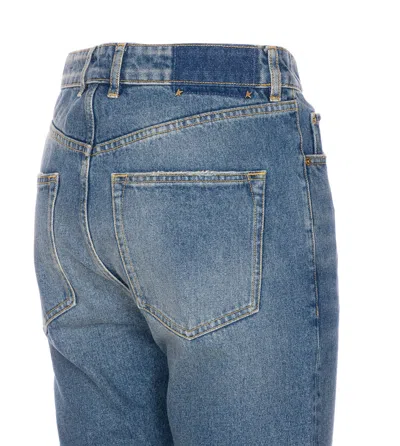 Golden Goose Happy Jeans In Blue