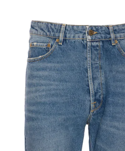 Golden Goose Happy Jeans In Blue