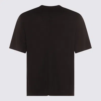 Rick Owens Brad Crewneck Short Sleeve T-shirt Black In Black