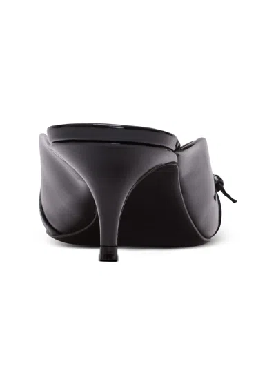Balmain Sync Patent Leather Mules With Pointed Toe
