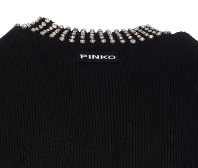 Pinko Spezzino Cardigan Blend Ws In Black
