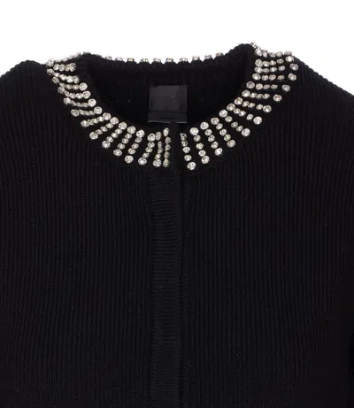Pinko Spezzino Cardigan Blend Ws In Black