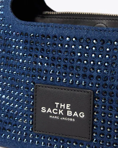 Marc Jacobs The Mini Crystal Denim Sack Bag