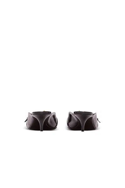 Balmain Sync Patent Leather Mules With Pointed Toe