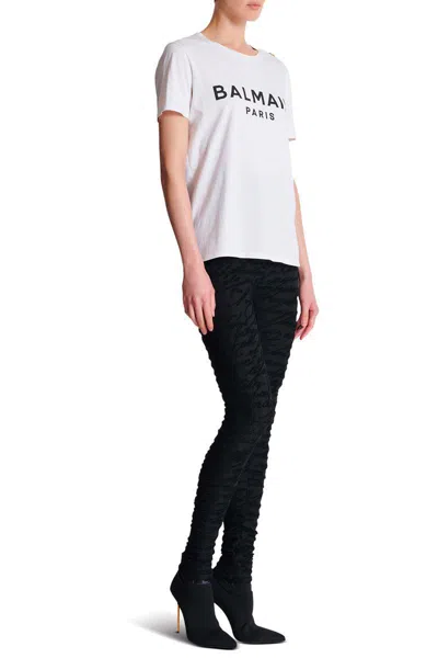 Balmain Logo Buttons T-shirt