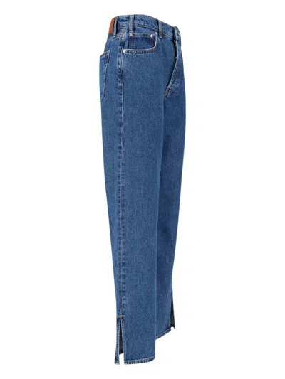Anine Bing Denim Straight-leg Jeans In Blue
