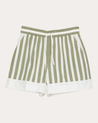 3.1 Phillip Lim Women's Button Boxer Shorts Silk/cotton