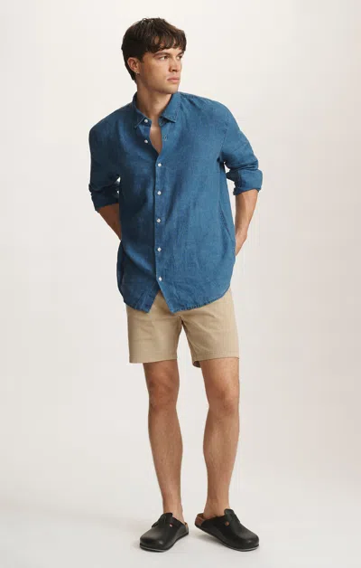 Mavi Nate Shorts In Khaki Casual Twill